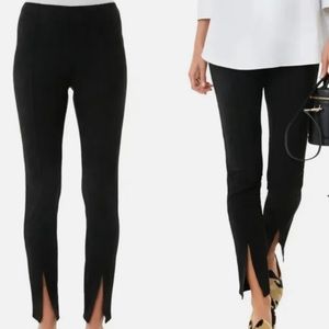 Tuckernuck Pomander Place Sloan Leggings black faux suede slit pants Small